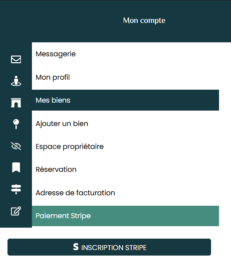 Inscription dashboard propriétaire VLC