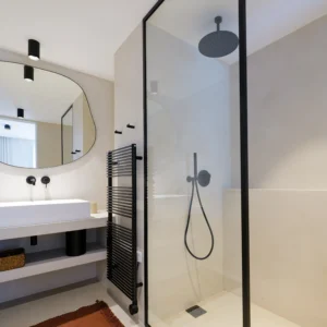 salle de bain et sa douche italienne.