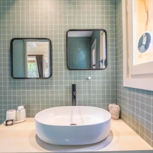 Salle de bain de la cabane Centauri