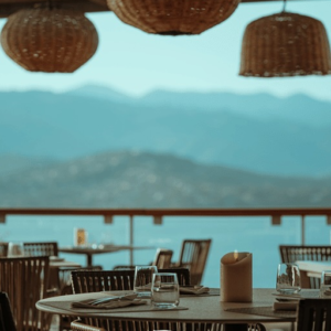 Restaurant vue mer Terra Mea à Porto Vecchio