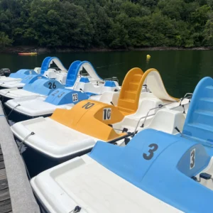 Pedalo en location entre amis ou famille au lac de tolla.