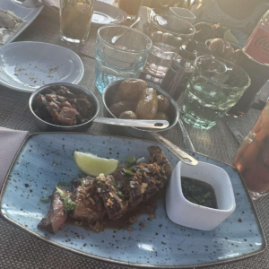 Cuisine méditerranéen au restaurant la Sassa.