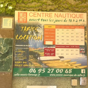 Location nautiques au lac de tolla